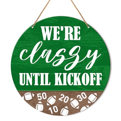 Football Signs Wall Decor, Football Hanging Sign Decor Farmhouse ...
