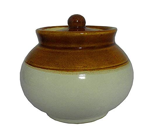 Qimacplus Ceramic Handi Pickle Jar| Food Storage Jar | Multipurpose Jar | Lota Jar For Kitchine And Dinning Table 250 Ml Set Of 1 #TOP1