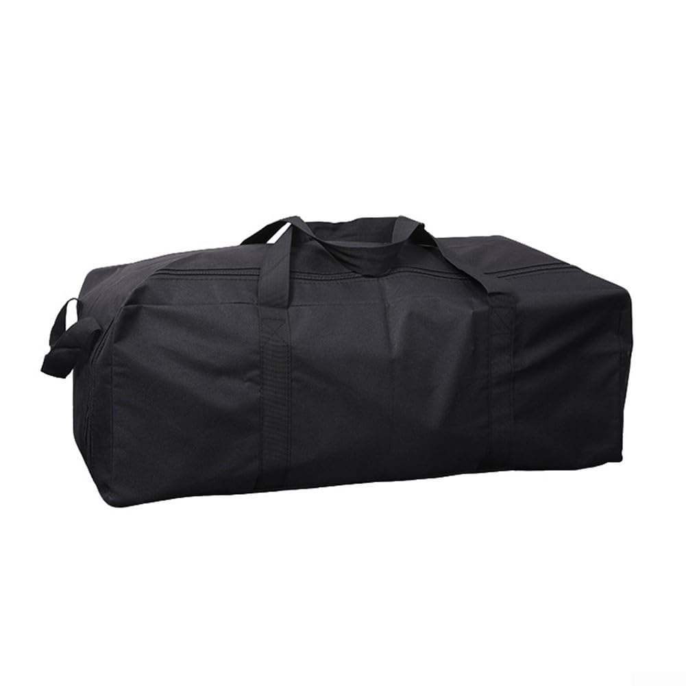 Sac de rangement extérieur en PVC Oxford 600D avec poignée imperméable pour équipement de camping, pêche, mobilier de jardin (80 x 30 x 26 cm)