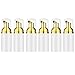 Produktbild Toureal 6 Stücke 30ml Leere Seifenspender Pumpkopf, Wiederbefüllbarer schaumseifenspender Flasche, Schaumhandseife Flüssige Behälter (Plastik, Gold)