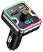 Produktbild Cocoda FM Transmitter Auto Bluetooth, Fm Transmitter mit 7 Farben LED, Bluetooth Transmitter Freisprecheinrichtung, Ladegerät Auto GPS QC3.0, Bluetooth 5.0, Unterstützt USB-Stick, Micro SD Karte