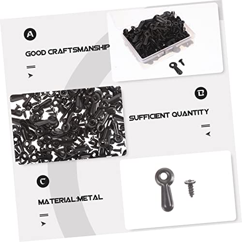 Image of 160pcs Picture Frame Turn Buttons Screws Easy to Install Photo Frame Backing Clips for Hanging Pictures Art and Collages and Lightweight Hardware