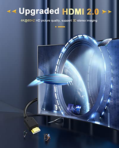 Hdmi Extension Cable, Extractme 2-Pack High Speed Hdmi Male To Female Extender Adapter Converter Support 4K & 3D 1080P For Google Chrome Cast, Roku Stick, Tv Stick, Hdtv, Ps3/4, Xbox360, Laptop And Pc #TOP2