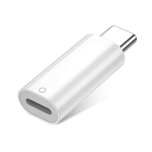 ZORBESยฎ USB C to Pencil Adapter for Apple Pencil 1st Gen, USB-C Male to Pencil Charging Adapter for iPad 10th Generation Bluetooth Pairing Type C iPencil Charger Connector for iPad 10 & Pencil 1st Gen