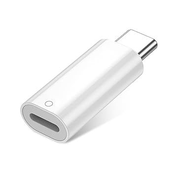 ZORBES® USB C to Pencil Adapter for Apple Pencil 1st Gen, USB-C Male to Pencil Charging Adapter for iPad 10th Generation Bluetooth Pairing Type C iPencil Charger Connector for iPad 10 & Pencil 1st Gen