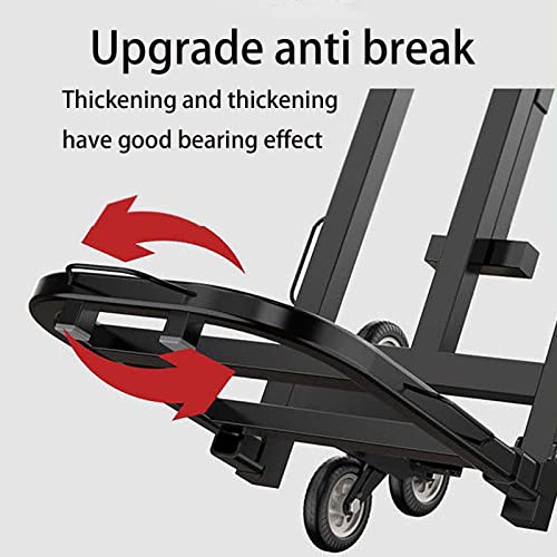 Carretilla de mano plegable con 6 ruedas para escaleras miniatura 7