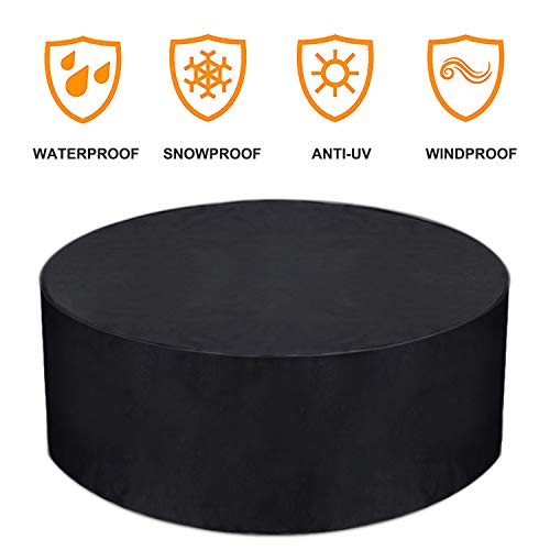 TEPSMIGO Abdeckplane Gartenmöbel, protector Gartenmöbel, Gartenmöbel Abdeckung, Abdeckhaube Gartenmöbel Premium Heavy Duty estanco Outdoor-Möbel Gartentisch cobertura