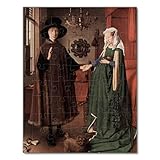 Jan van Eyck - Matrimonio Arnolfini, foto del matrimonio di Giovanni Arnolfini e Giovanna Cenami