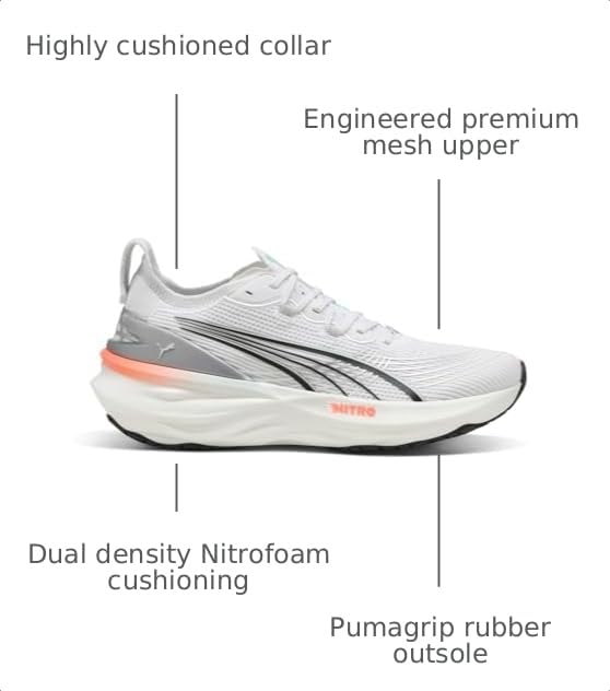 Image of PUMA Mens Foreverrun Nitro Running Sneakers Shoes