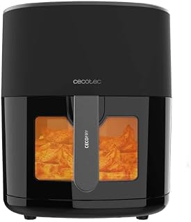 Cecotec Frytkownica powietrza bezolejowego 6.5L Cecofry Fantastik okna 6500 okna, 1700W, Technologia PerfectCook, 12 trybów gotowania, Dotykowy, Przyciemniany 80-200ºC, Okno, Kuchnia hast 60 min