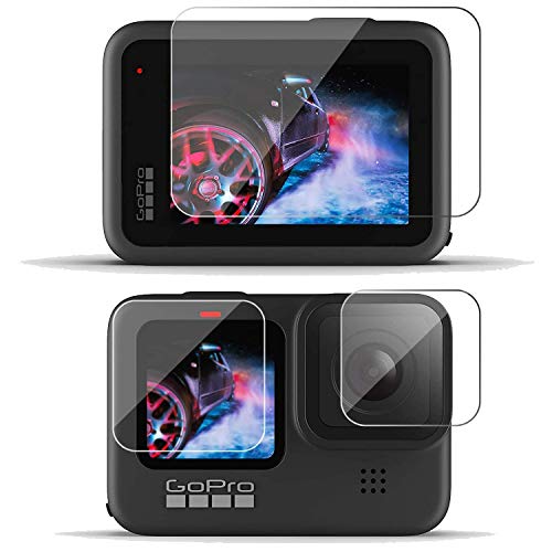 Image of VERTUS Premium Tempered Glass Screen Protector Compatible for GoPro Hero 12 / Hero 11 / Hero 10 / Hero 9 (3 P'cs Set)