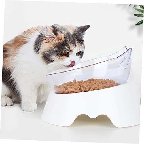 Balacoo Cat Bowls Dog Food Bowl Pet Food Feeder Easy-Clean Automatic Water Refilling Raised Slow Feeder Set - Thumbnail 2