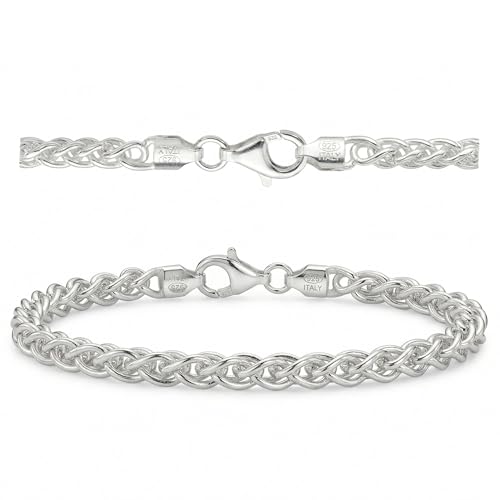 QUADRI - Bracciale Uomo Argento 925 - Braccialetto Uomo Idea