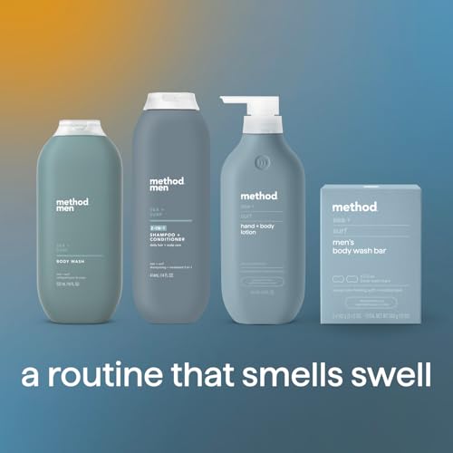 Method Men 2-in-1 Shampoo + Conditioner; Sea + Surf; Pack Of 6; Sea & Surf; 6 Count - image 6