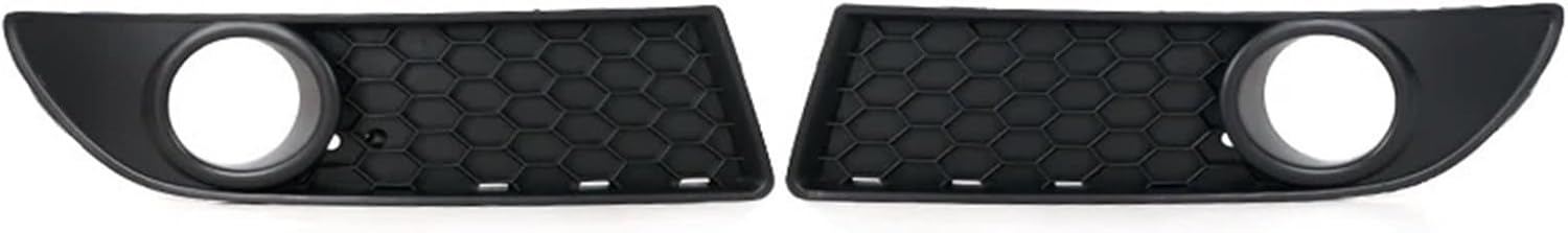 Front Bumper Fog Light Lamp Grille Trim Cover Frame Foglamp Lid Bezel For VW Polo GTI MK4 9N3 2006 2007 2008 2009(Inner side 1 Pair)