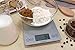 Escali Arti Glass Food Scale Digital Countertop Kitchen, Baking and Cooking Scale with Nutrition and Calorie Counter, 15-Pound Capacity, 9