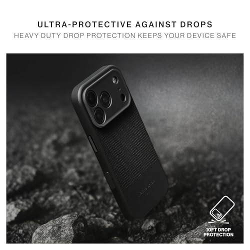 Image of Native Union Active Case - MagSafe Compatible with Built-in Magnets - Rugged Design - Recycled Materials - Ultra-Durable Drop Protection up to 10ft / 3m for iPhone Air (Black)