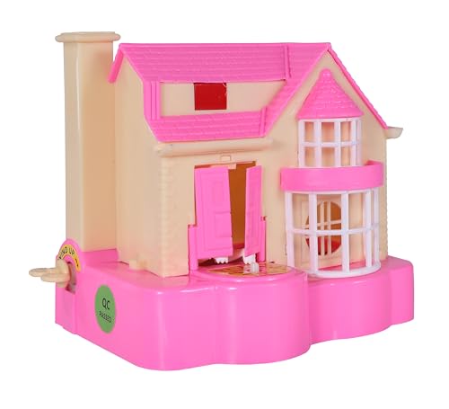 Image of Toyzone Puppy House Coins Bank (Pink) | Classic Puppy House Toy | Coin Stealing Puppy House | Coin Collecting Saving Box | Piggy Bank | Kids 1-8 Years