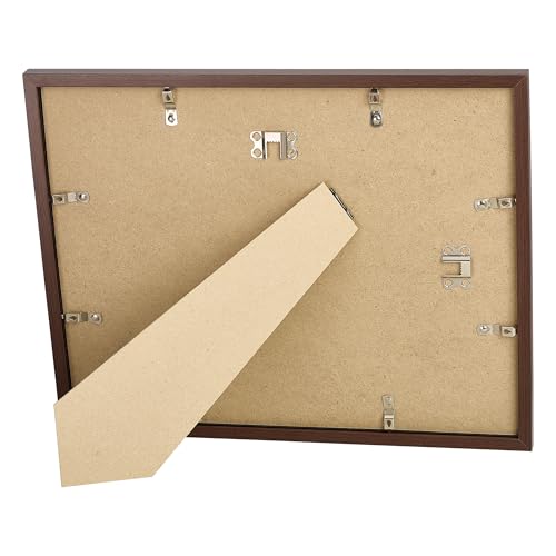 Image of upsimples Diploma Frame with 8.5x11, 11x14 Degree frames, Brown 1 Pack | Showcases Diploma, Certificate and Document, Wall or Tabletop Decor for Dorm or Office, Graduation Gift