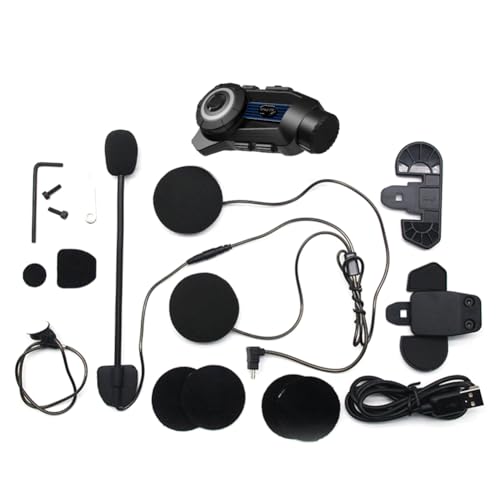 Intercom Moto Bluetooth S3 Plus et Caméra DVR 2K Grand Angle Étanche