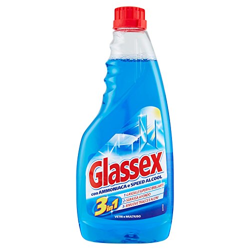 Repuesto para limpia cristales con amoníaco Glassex, 500 ml Cover