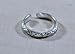 Sterling silver toe ring