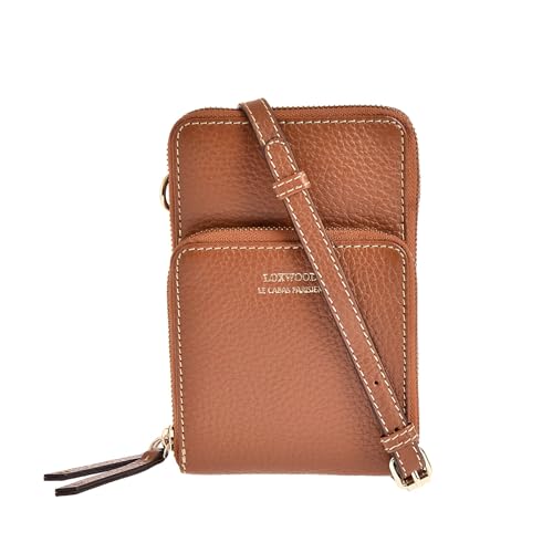 Loxwood JILL - Funda para teléfono de piel granulada, miel, Talla única