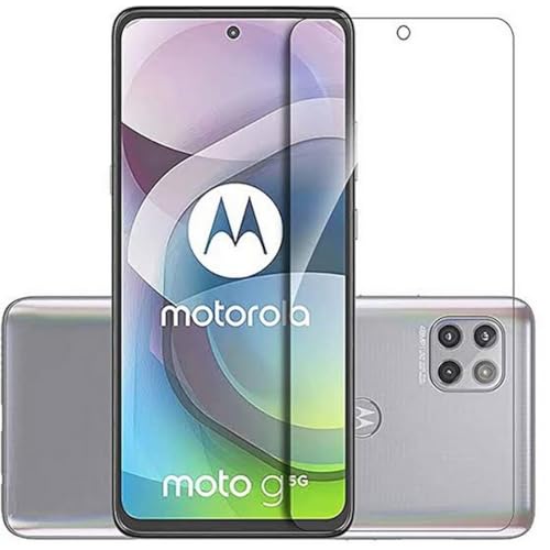 Image of Embed HD-Clear Screen Guard for Moto G 5G - Harder or Durable Plastic & More Impact-Resistant Than Glass, with Free Installation Kit