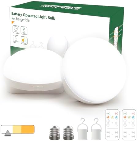 BIMEAN Rechargeable Battery Operated...