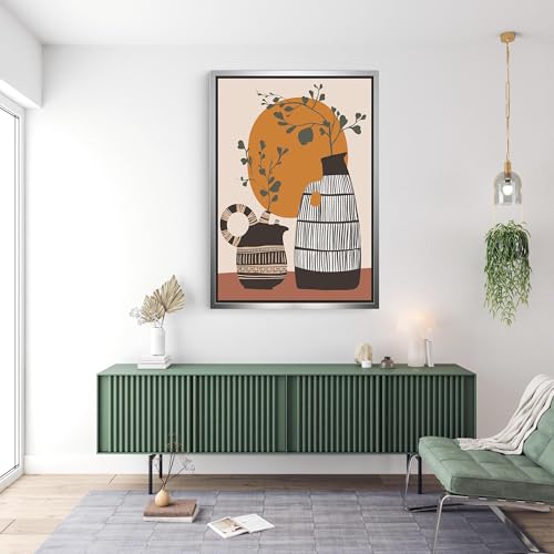 Fresque murale botanique pour réchauffer un mur blanc nu