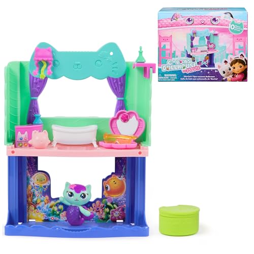 Gabby's Dollhouse The Movie, MerCat's Spa-wesome Bathroom Playset Set - image 1