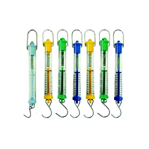 AjantaExports Spring balance Acrylic 100 grams Weight measurement Force measurement Calibrated scale Hanging hook-picture-19