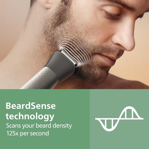Image of Philips India's No.1 Men's Trimmer | Skin Safe Grooming | 13-in-1 Essential Body Kit - Face, Hair & Body | BeardSense Technology | Nose /Ear Trimming | 5 yrs* warranty | 120 Min Runtime | MG5942 /15
