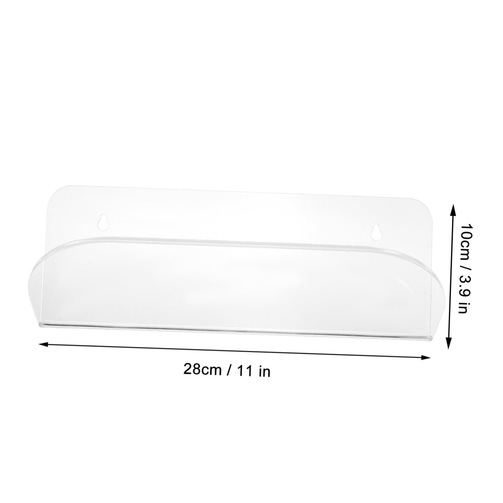 Yardenfun Skateboard Holder Wall Mount Hanger Acrylic Skateboard Stands Display Rack for Storage