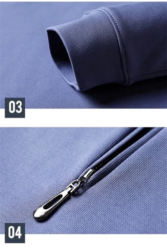 Luxury Polo Shirt for Men Casual Solid Color Long Sleeve Mens Golf Shirt Tops4