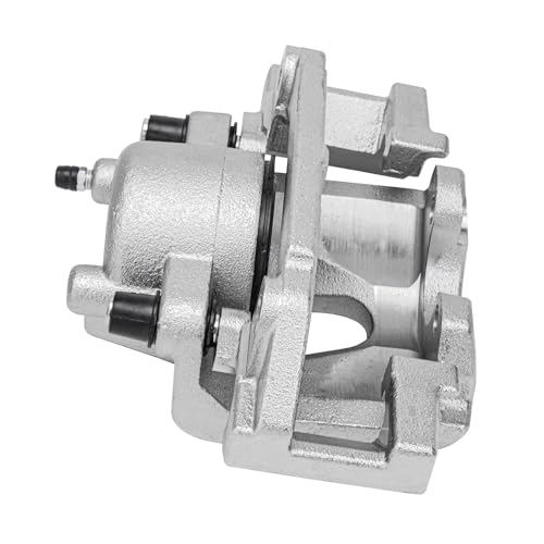 Image of Detroit Axle - 2 Front Brake Calipers for Chrysler Town & Country Voyager | Dodge Grand Caravan Disc Brake Calipers w /Brackets Replacement