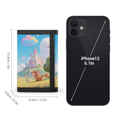 Wallet for Men - Slim Trifold Wallet, Cartoon Fairyland Money Clip, Coin Purse with 8 Credit Card Holder2