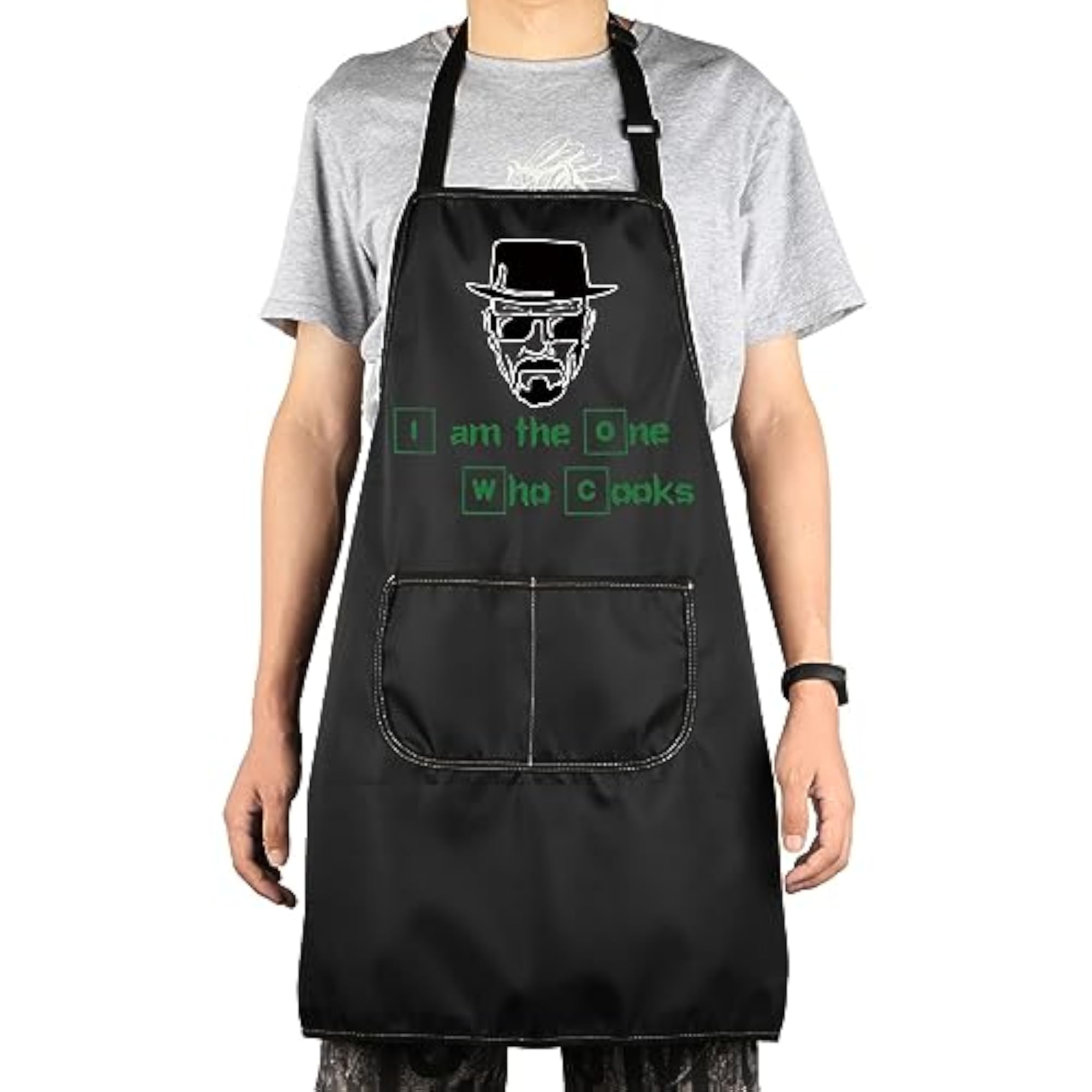 Walter White Inspired Cooking Apron, Adjustable