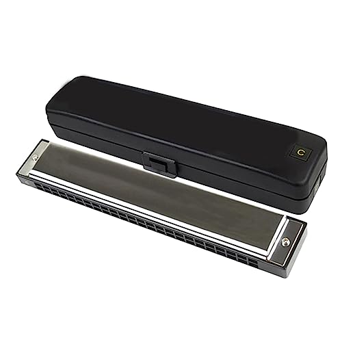 PacuM Harmonica par Instrument Clé Tremolo Harmonica 24 Trous Laiton Anches Harpe Bouche Orgue C Clé Peigne Bois Instruments De Musique Argent Harmonica - Les Beatles, Paul McCartney, John Lennon, RIngo Starr, George Harrison PacuM Harmonica par Instrument Clé Tremolo Harmonica 24 Trous Laiton Anches Harpe Bouche Orgue C Clé Peigne Bois Instruments De Musique Argent Harmonica – Image 5