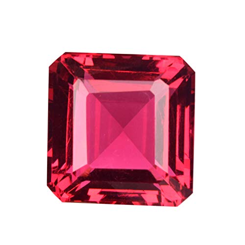 GEMHUB 81.50 Ct Brazilian Pink Tourmaline Emerald Shape Pink Tourmaline, Pink Tourmaline Loose Gemstone for Jewlery