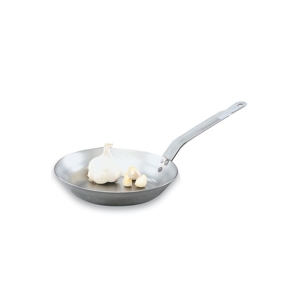 Carbon Steel 9-3/8" Fry Pan by Vollrath – 9.38 Inch, 5.0 quarts, steel, Silver, Model 58910