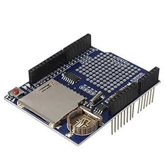 HiLetgo Data Logger Module Logging Shield Data Recorder Shield for Arduino UNO w/SD Card