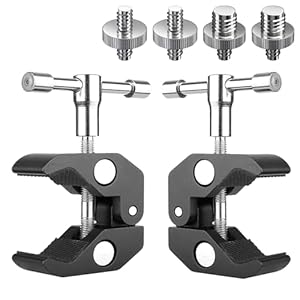 Homeet 2 Stück Super Clamp Stativklemme