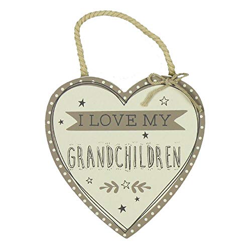 Widdop & Co Love Life Heaert - Placa con Forma de corazón