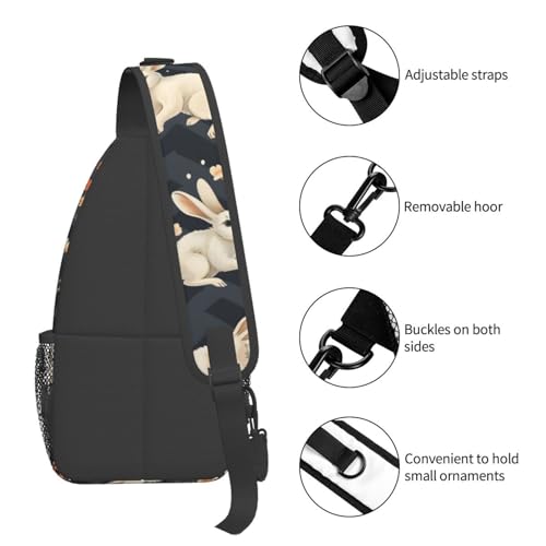 Bolso cruzado con diseño de conejo para adultos miniatura 5