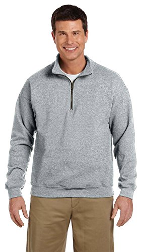 Gildan Heavy Blend 8 oz. Vintage Classic Quarter-Zip Cadet Collar Sweatshirt (G188)- SPORT GREY,XL