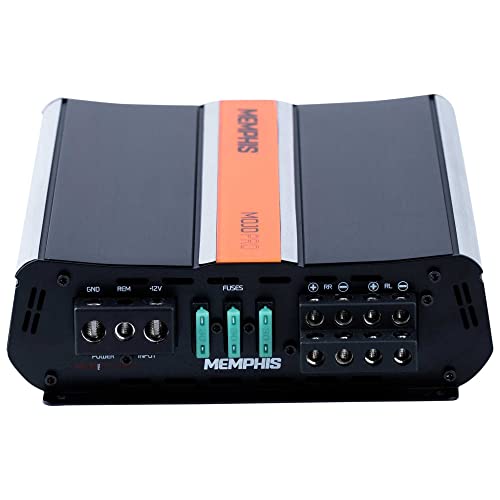 Image of Memphis MJP800.4 4-Channel 800 Watt Amplifier - 200 Watts RMS x 4 at 2-Ohm