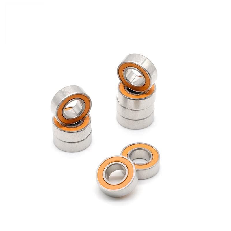 10Pcs 3x7x3mm SMR683 2RS CB ABEC-7 LD Stainless Steel Hybrid Ceramic Bearing for Fast Fishing Without Grease Fast Turning