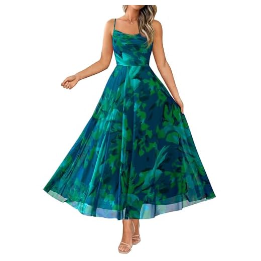 Floral Maxi Dress for Women, Party Style