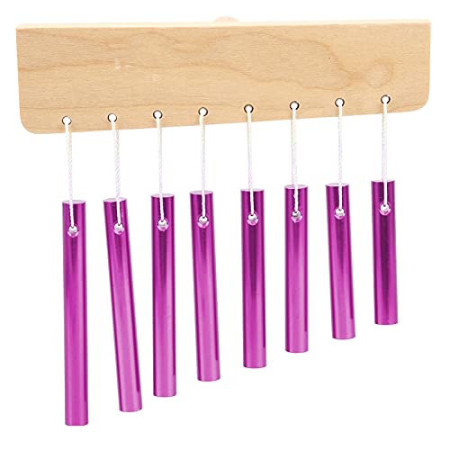 8-Tone Chimes, Wind Chimes Percussie Instrumenten Aluminium voor Peuterspeeltjes voor Kinderen (Paars) - Image 8